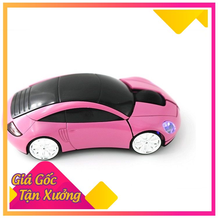 Chuột không dây 3D thể thao Porsche tặng miếng lót chuột - Hàng Nhập Khẩu