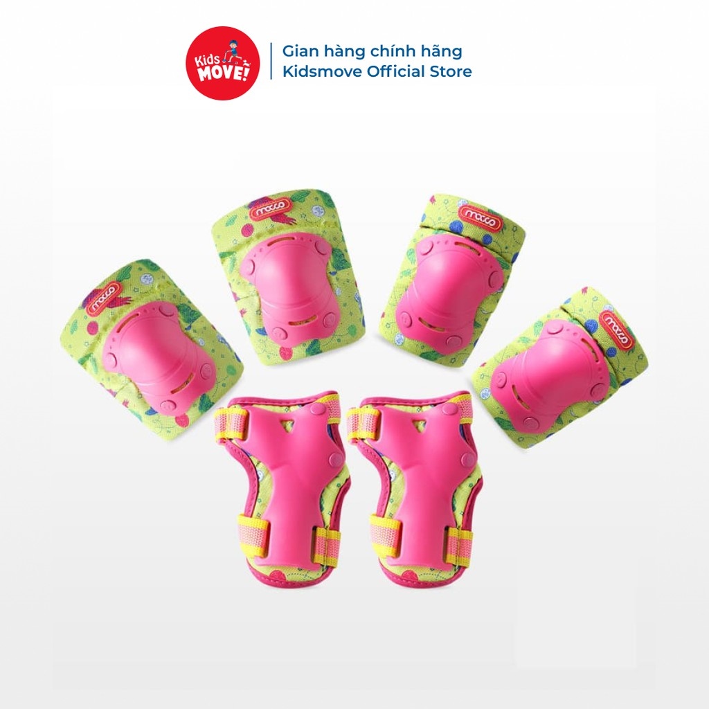 Bộ bảo vệ tay chân 6 món cao cấp cho trẻ em Macco K8 chơi Patin scooter xe thăng bằng xe đạp