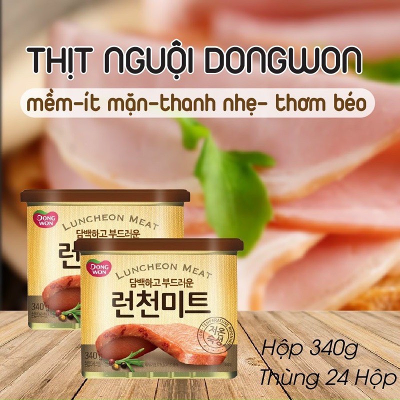 Combo 2 hộp- thịt hộp hàn quốc 340g - dongwon