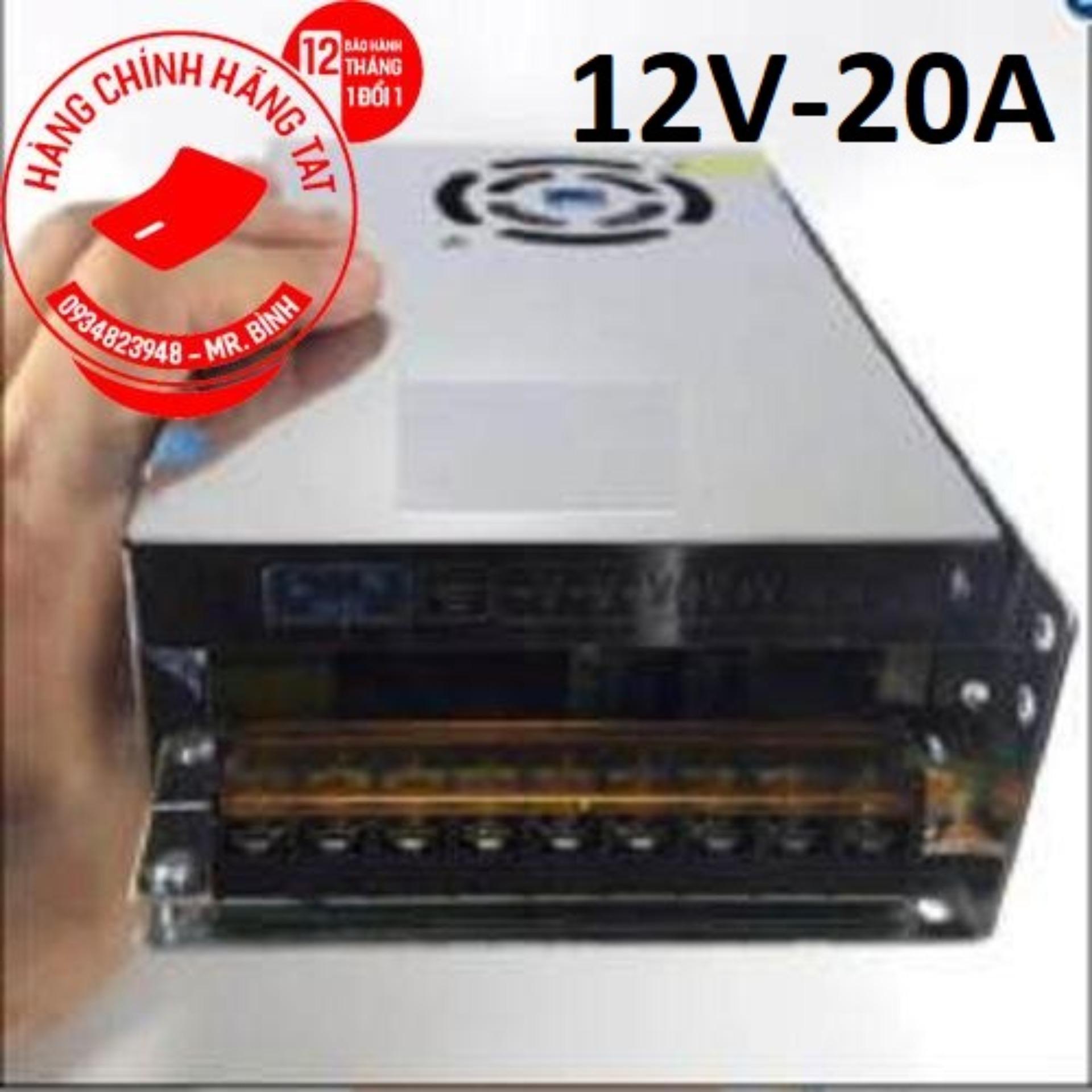 Nguồn tổ ong cho Camera và đèn LED quảng cáo 12V-20A