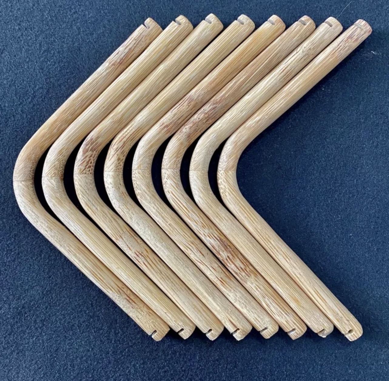Bộ 6 cầu góc Tre già dành cho lồng chim chào mào. Phụ kiện lồng chim Main86