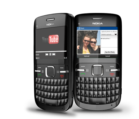 Điện thoại nokia c3-00 bàn phím qwerty hỗ trợ 3g - hàng chính hãng - pin trâu