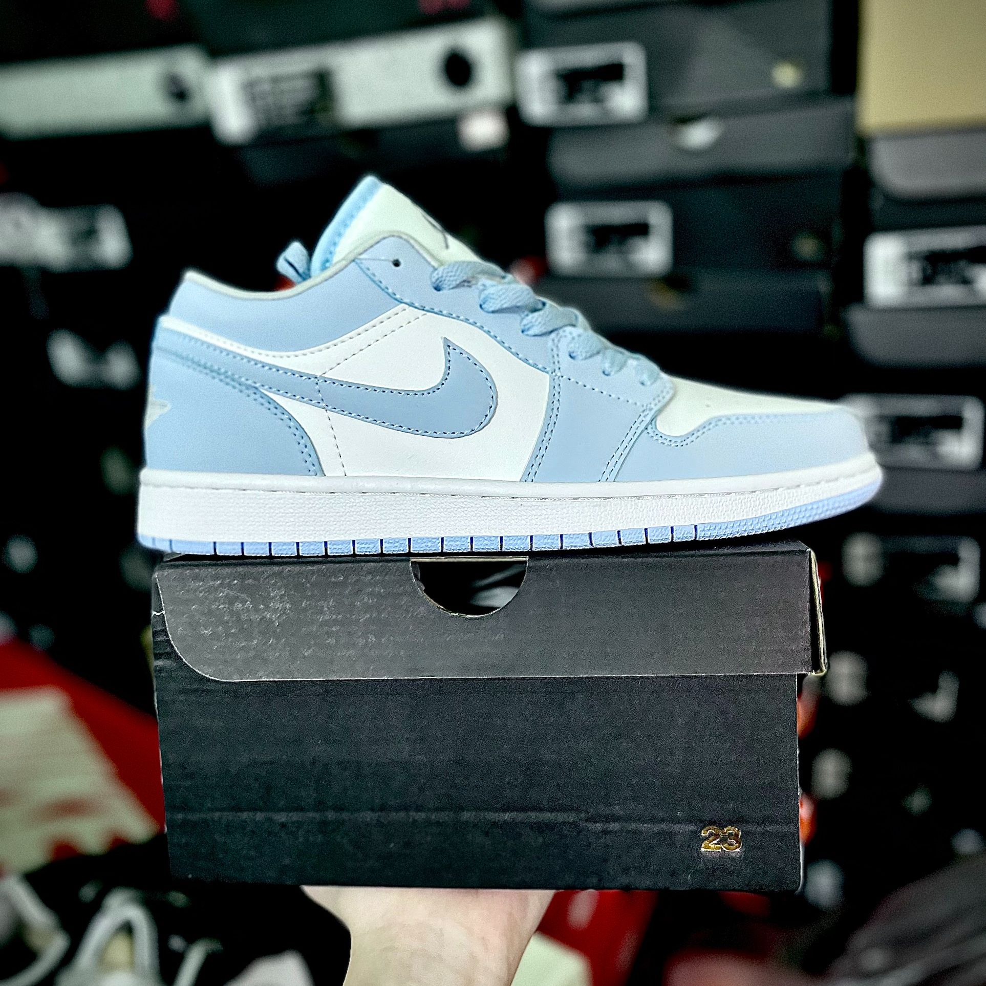 [LikeAuth] Giày Sneaker Air Jordan Low ICE Blu