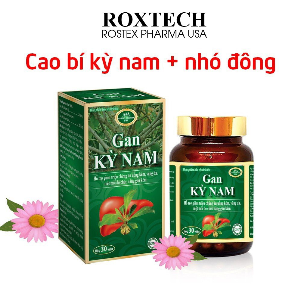 Bổ Gan Kỳ Nam Roxtech giúp khỏe gan, giảm vàng da, ăn uống kém, gan yếu