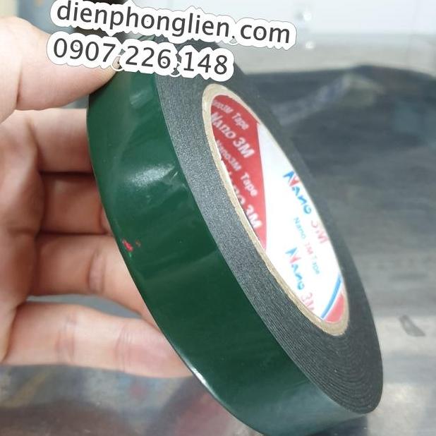 [HCM]2 Khoanh Băng Keo Xốp Xanh 2 Mặt Siêu Dính 2F5