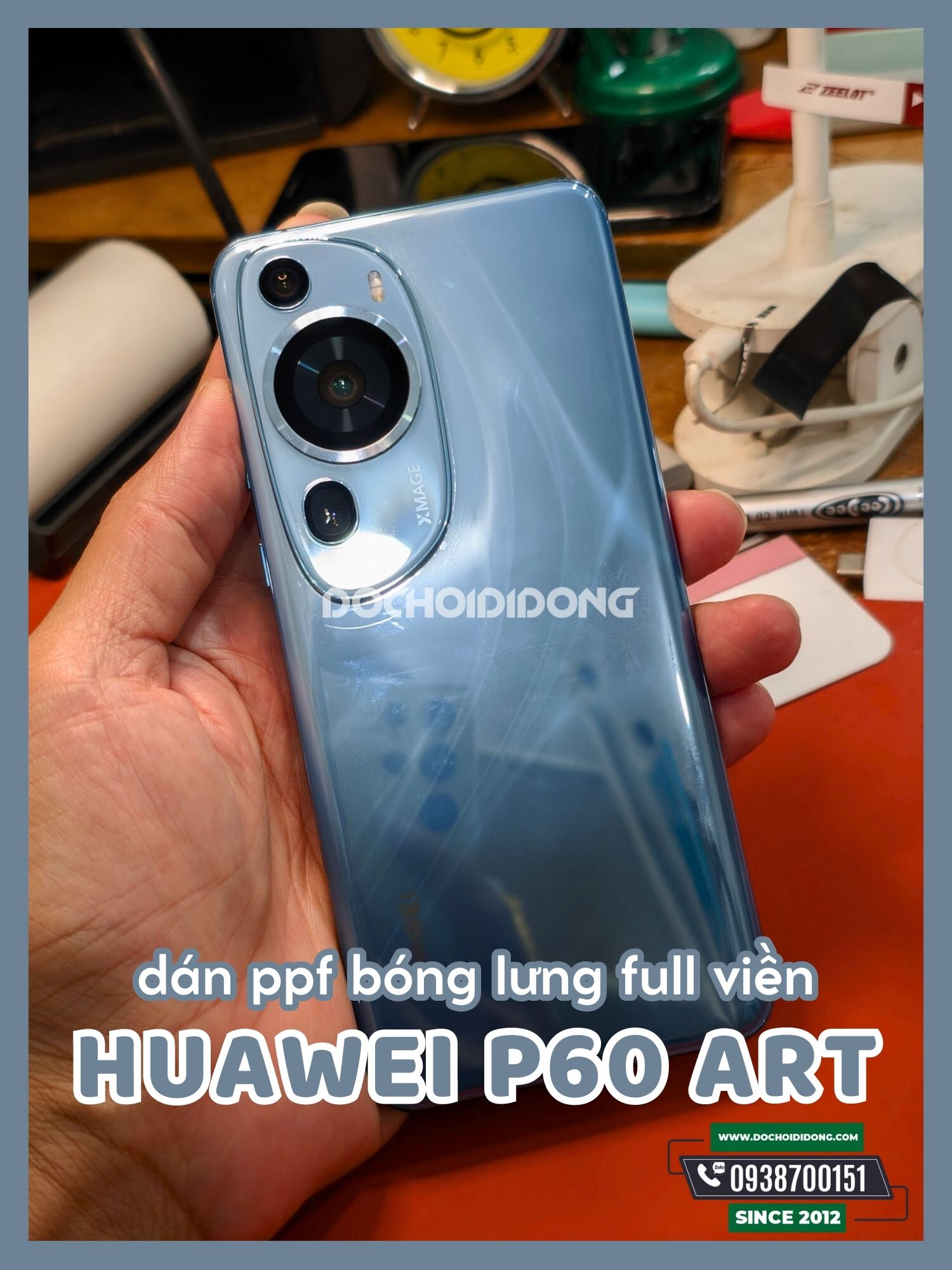 Miếng dán PPF Hydorgen Huawei P60 Art trong, nhám, đổi màu cao cấp