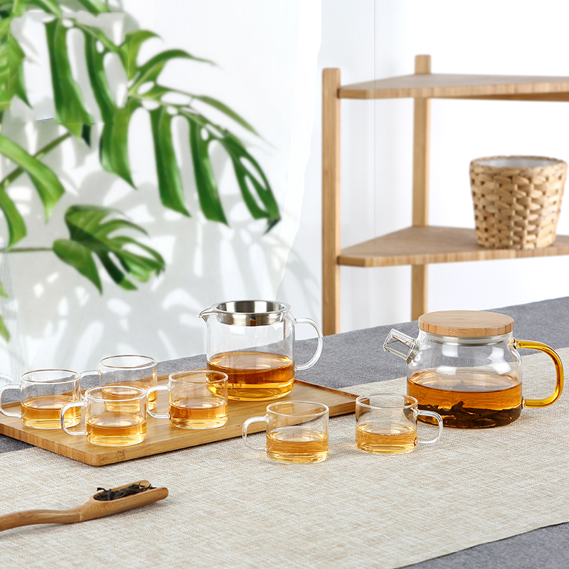 Bình lọc trà hoa thủy tinh Samadoyo S048H - Ấm trà thủy tinh chịu nhiệt có lọc trà tại vòi Samahome Shop
