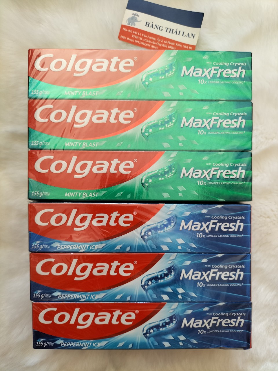 Kem đánh răng Colgate Max Fresh Thái Lan 155g