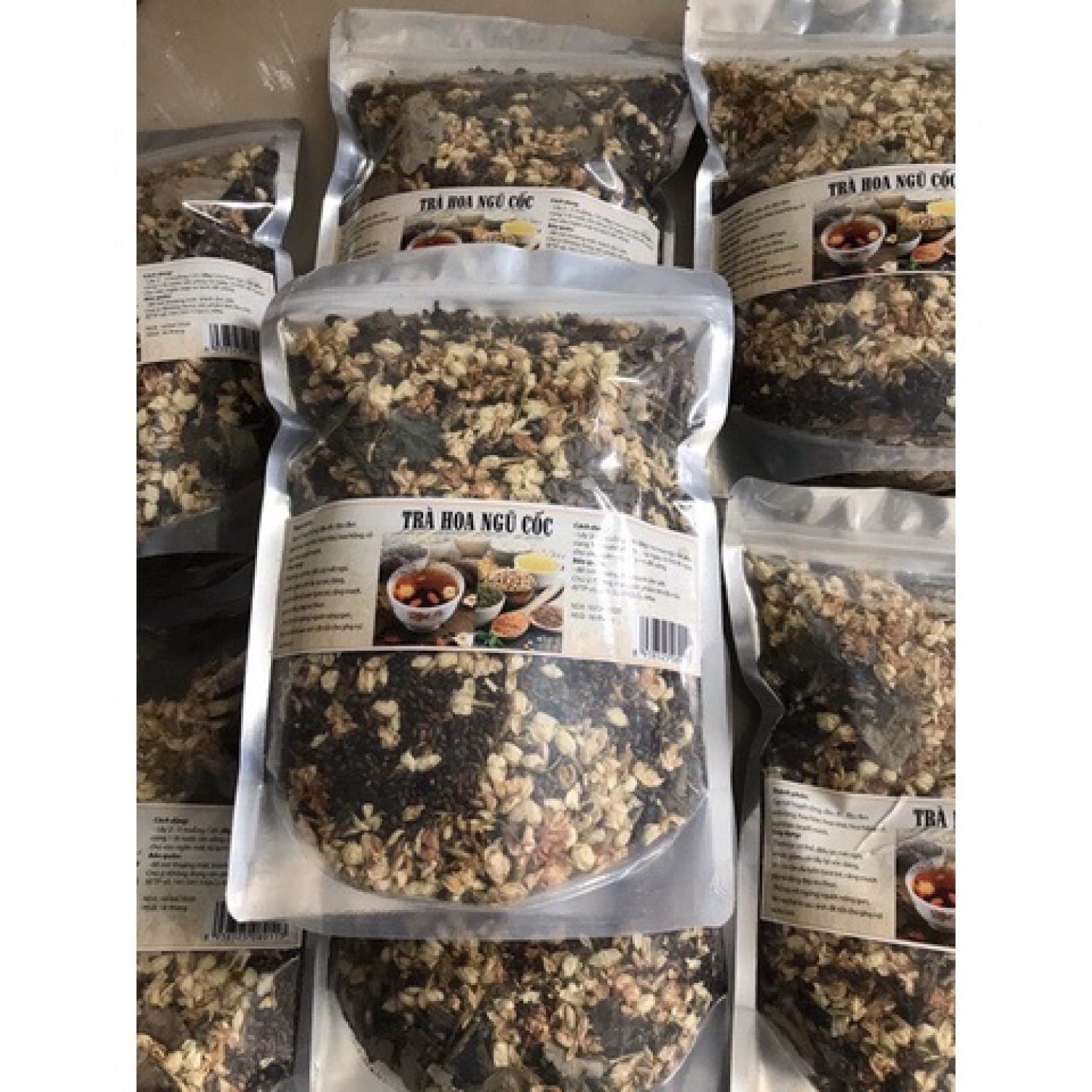 1Kg Trà Hoa Ngũ cốc đóng túi zip giá sỉ thơm ngon