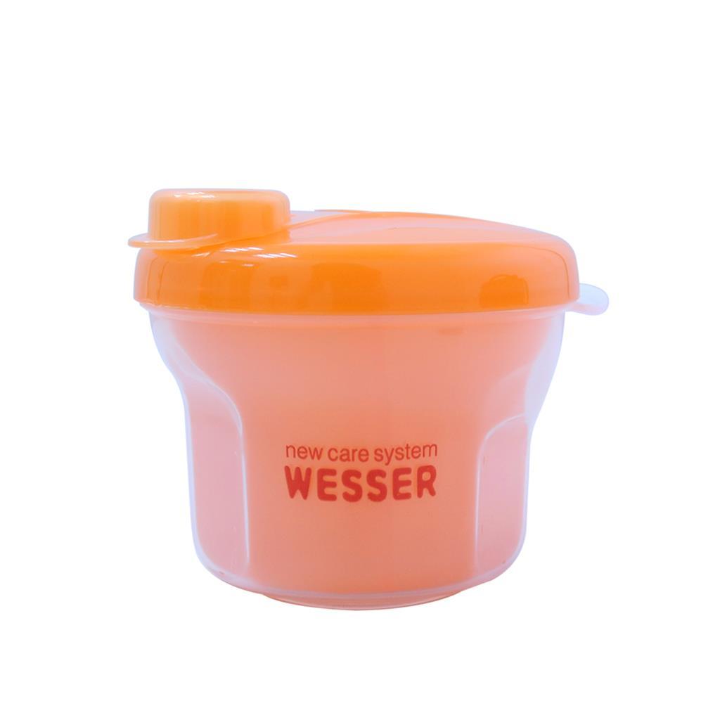 Hộp ngăn chia sữa tròn wesser 45gr
