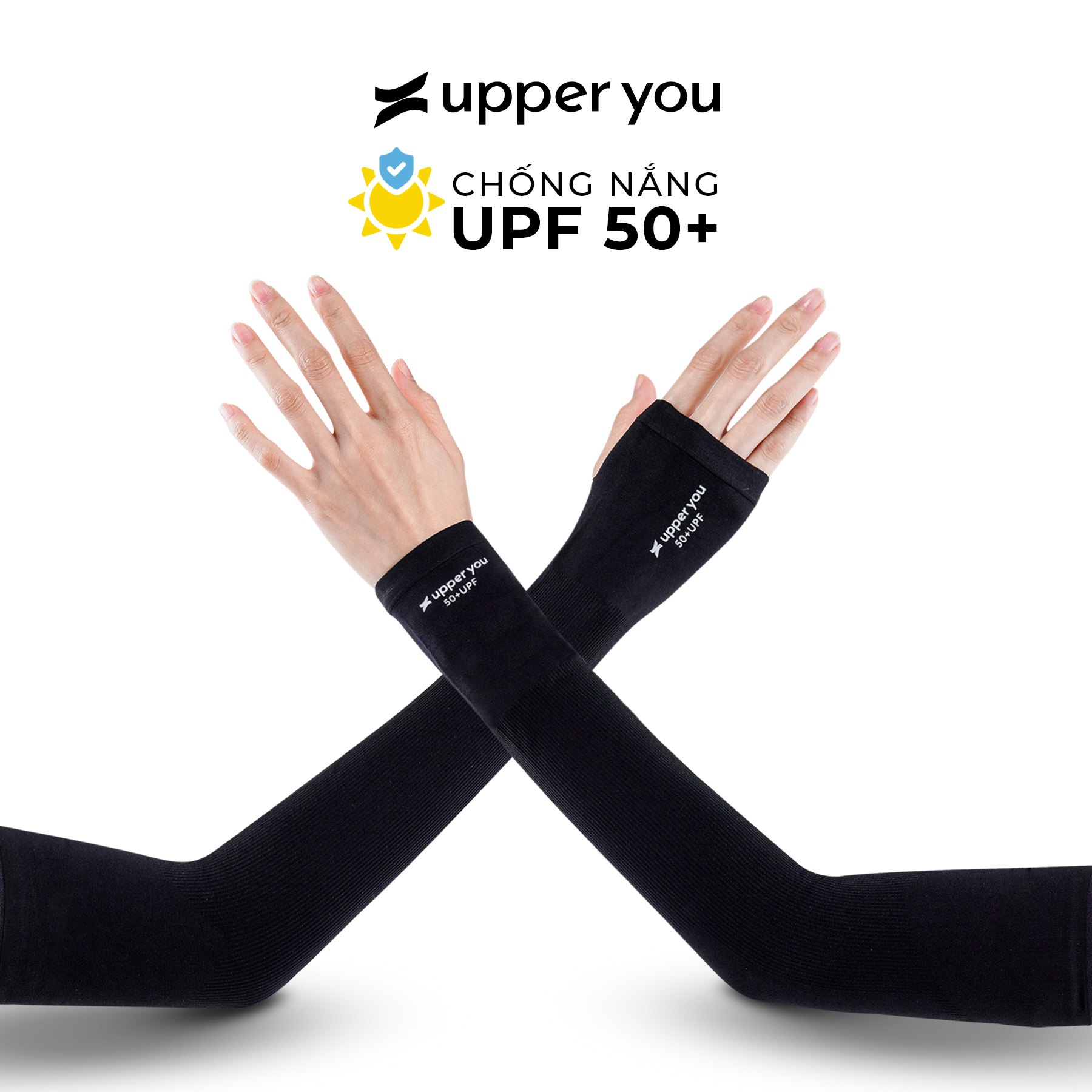 [Combo3] Găng Tay Chống Nắng UV UPF50+ Cao Cấp UPPER YOU Xỏ Ngón, Không Xỏ Ngón Thun Lạnh Co Giãn 4 Chiều - OTX01/OTK01
