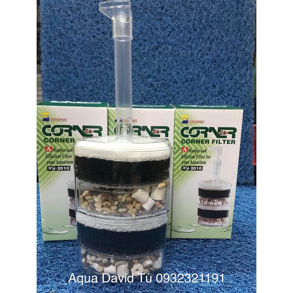 Sủi vi sinh lọc nước bể cá cảnh Corner Filter Xy - 2010, cam kết hàng đúng mô tả, chất lượng đảm bảo