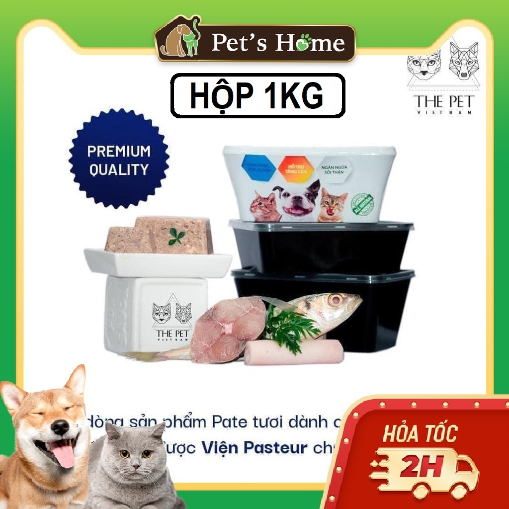Pate TƯƠI The Pet Cho Chó Mèo (1kg) - Chỉ Ship Hỏa tốc