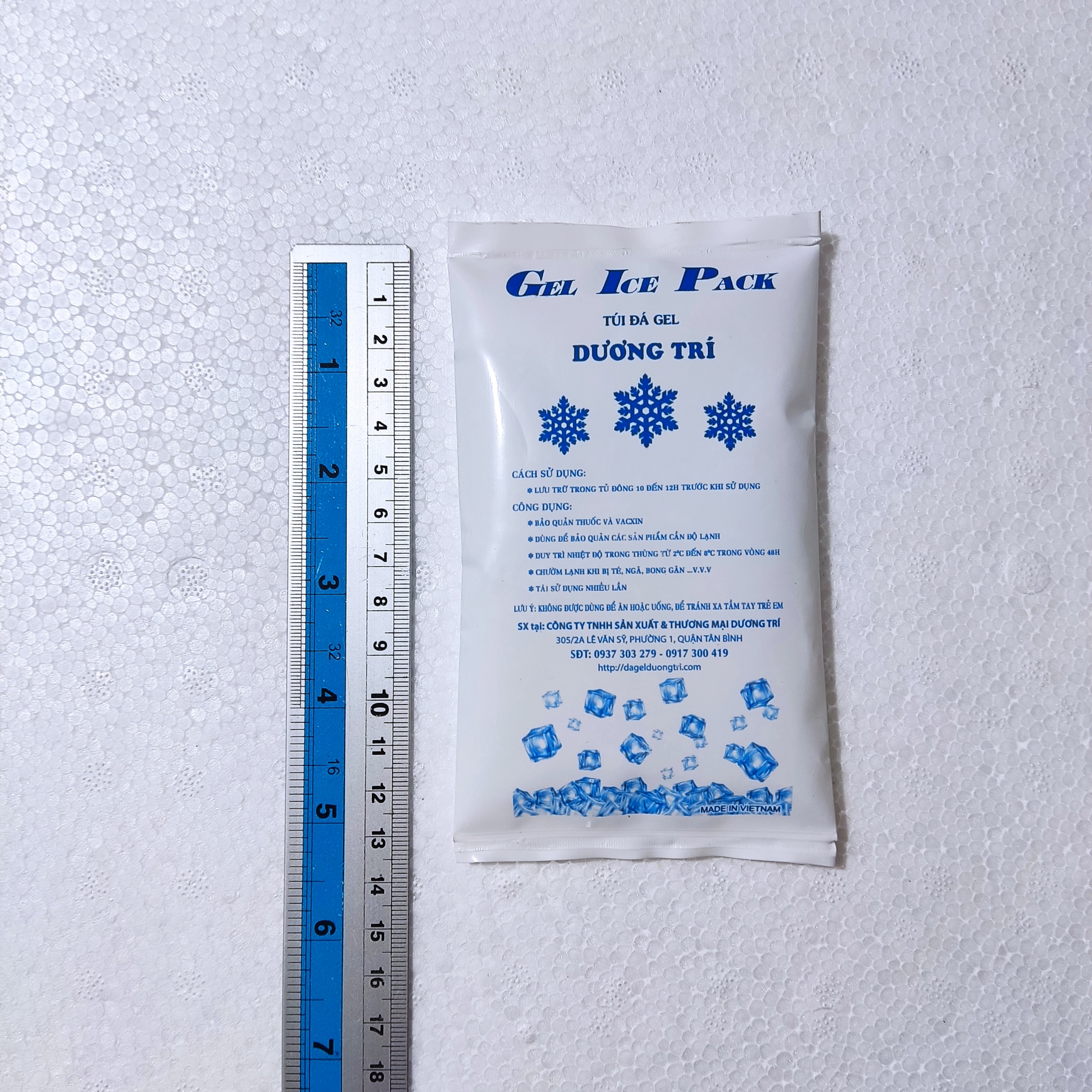 Combo 6 túi đá khô đá gel giữ lạnh 150g - túi đá gel giữ lạnh mỹ phẩm, giảm sưng, socola, sữa mẹ - dagelduongtri.com