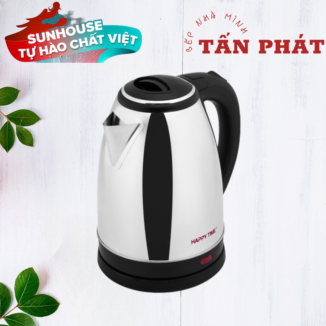 Ấm siêu tốc inox 1.8L SUNHOUSE HAPPYTIME