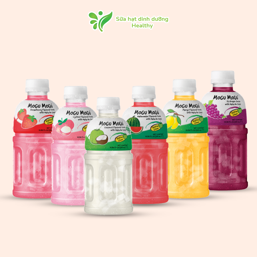 Nước thạch trái cây mogu mogu thái lan các vị