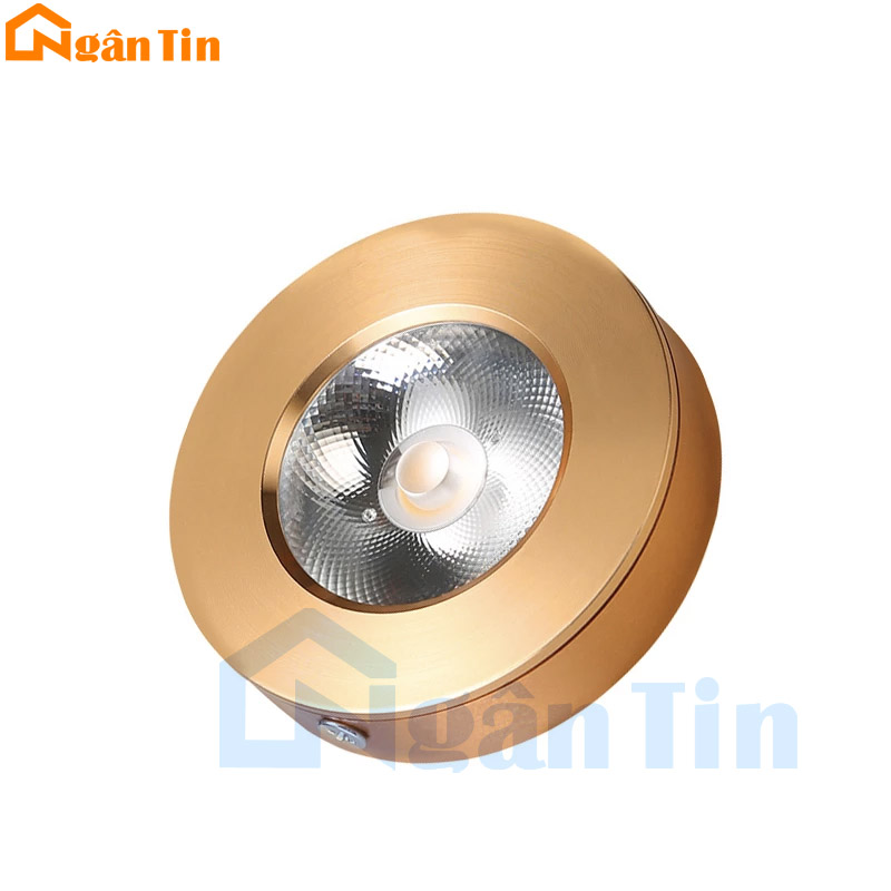 Đèn Led gắn tủ trưng bày tủ rượu tủ quần áo tủ bếp màu vàng Led 3W 220V RO1422A Ngân Tin