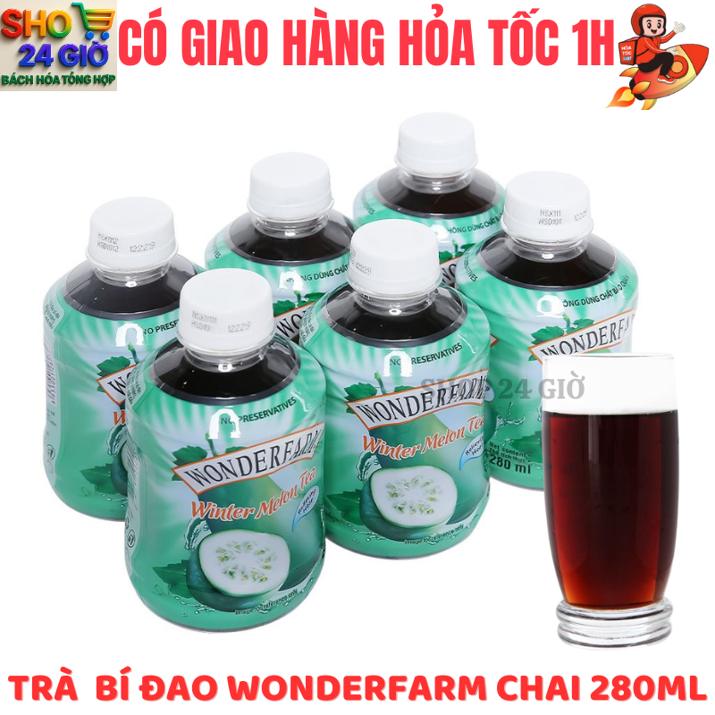 Trà Bí Đao wonderfam 1 Lốc 6 Chai 280 ml