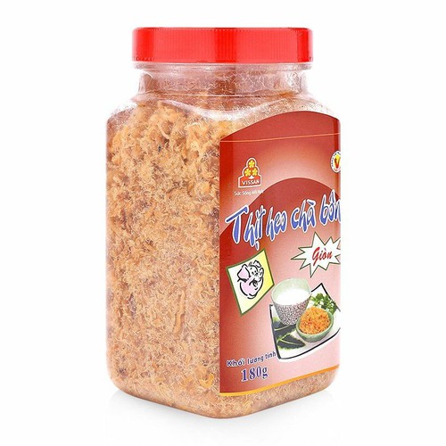 Thịt heo chà bông giòn Vissan hộp 180g