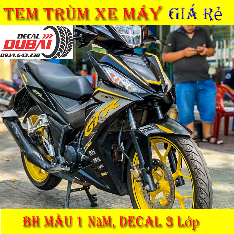 Tem trùm Winner Vàng Đen GTR