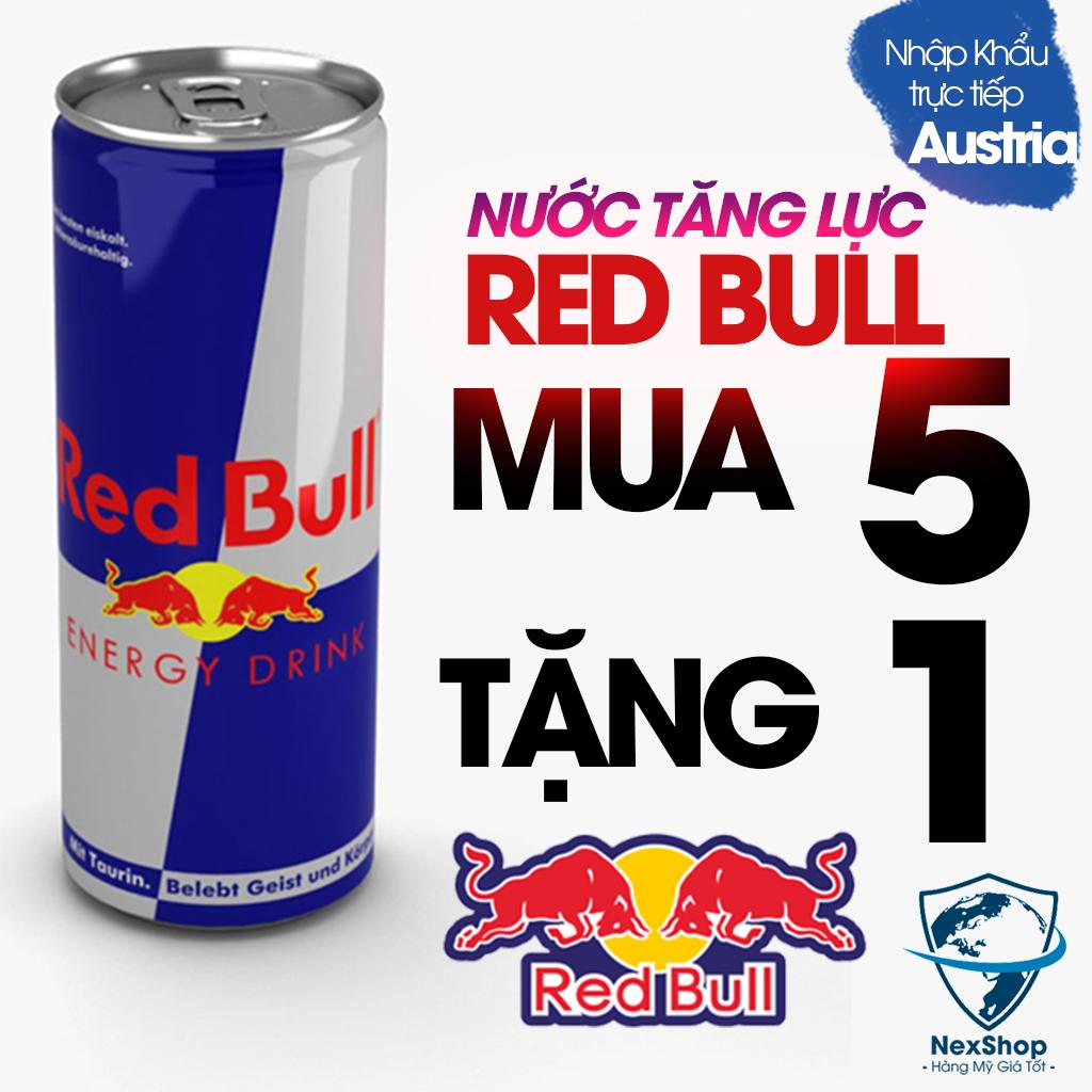 Nước tăng lực redbull mỹ 250ml