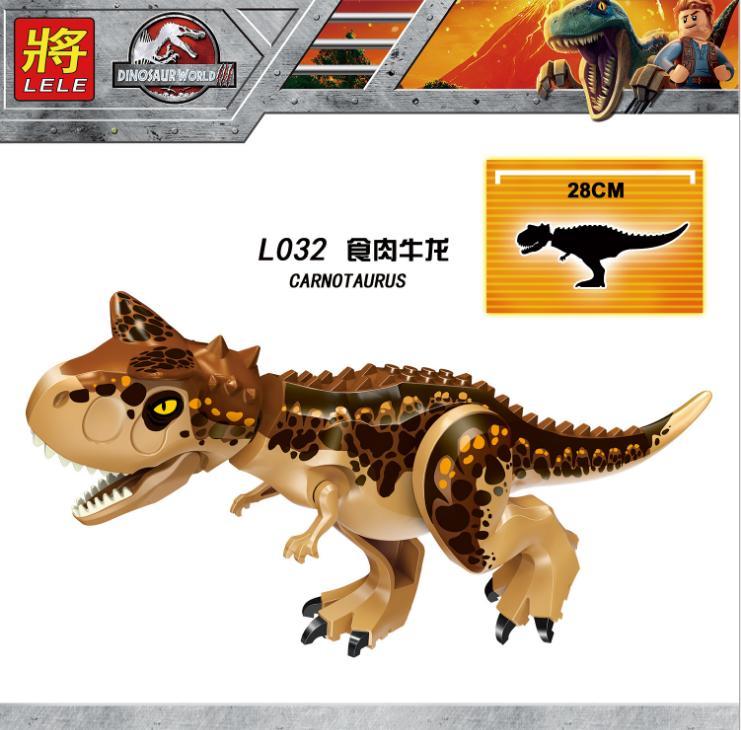 Đồ chơi lắp ráp mini figure bigfig carnotaurus - khủng long bạo chúa big size