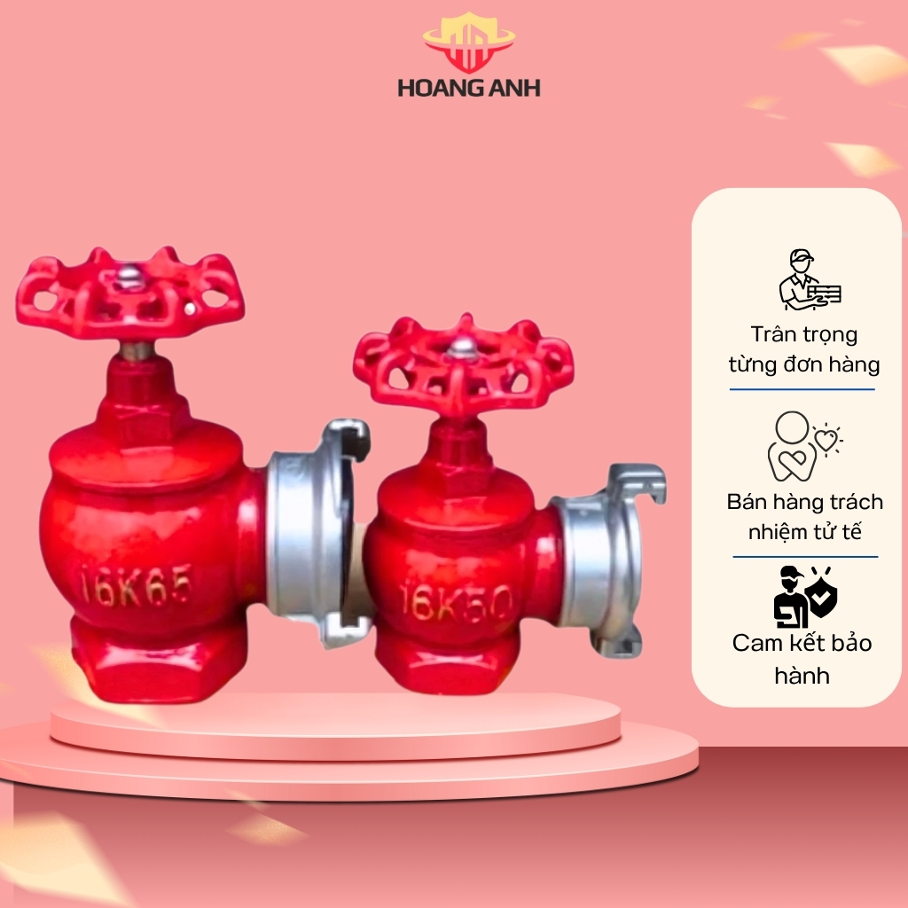 Van góc chữa cháy cho các dòng D50 , D65 , ( kèm ren)