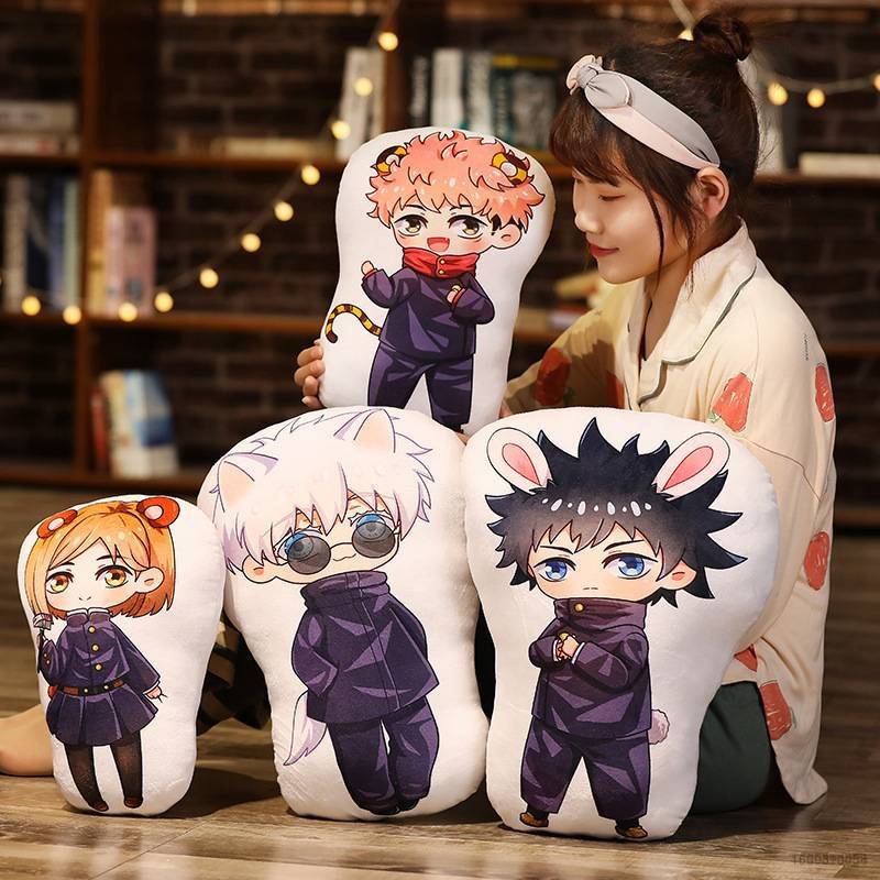 Thú Nhồi Bông Hình Jujutsu Kaisen Anime Gojo Itadori Megumi Nobara