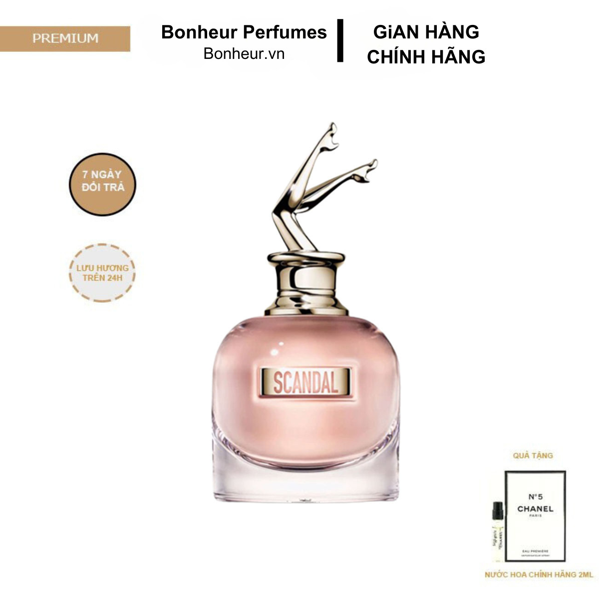 Nước Hoa Scandal Jean Paul Gaultier EDT 80ml siêu lưu hương