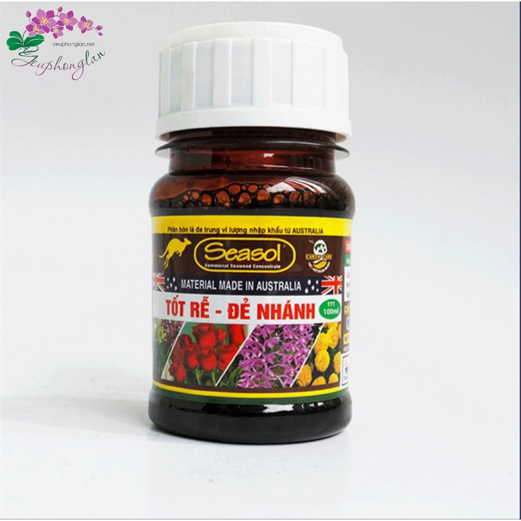 Phân tảo biển seasol siêu ra rễ của úc 100ml
