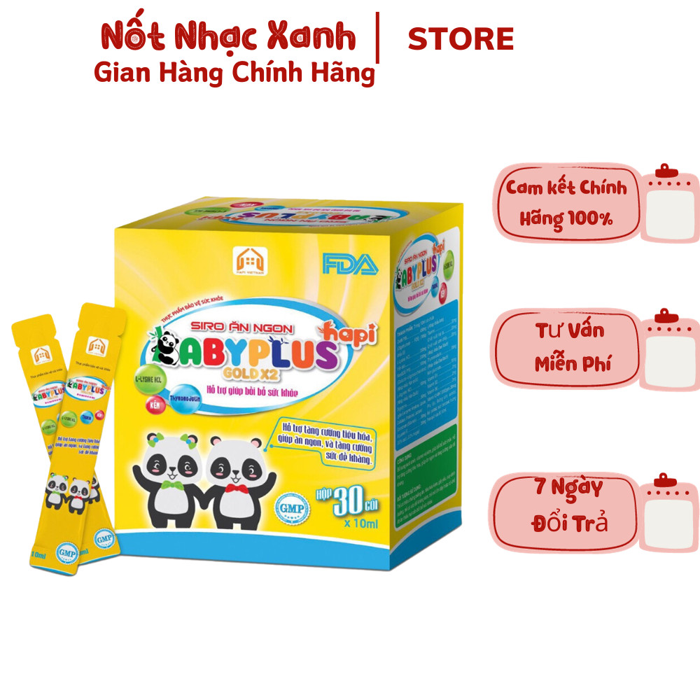 Babyplus - siro ăn ngon baby plus, giúp bé tăng cân, tiêu hoá tốt, tăng cường sức đề kháng