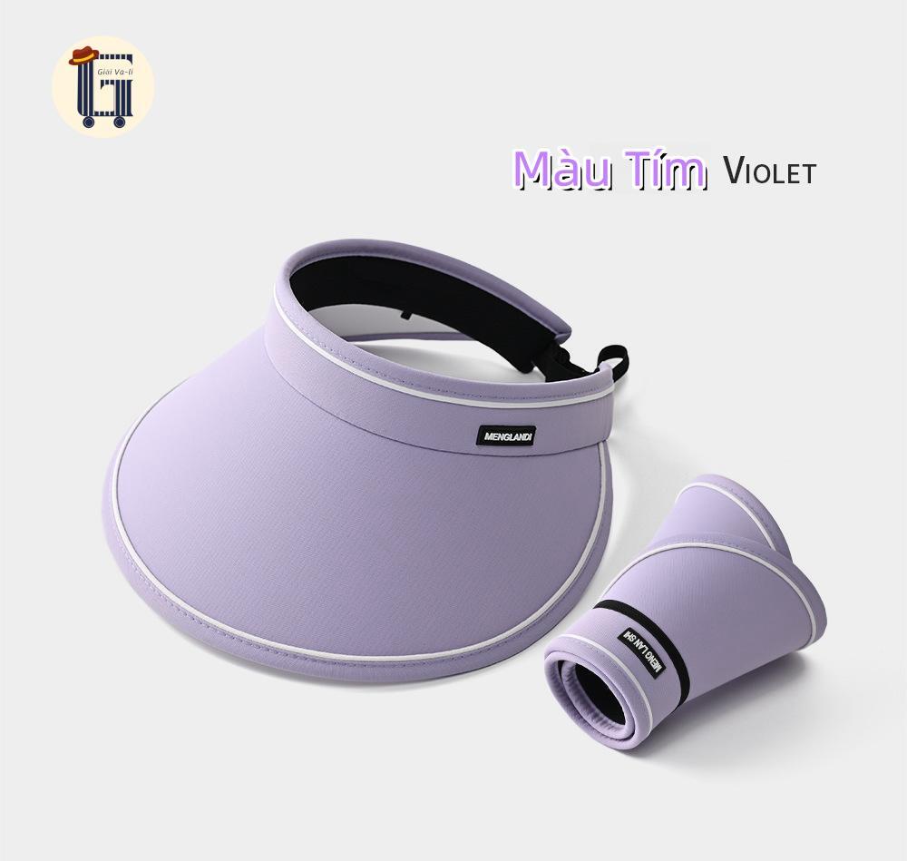 Wide-Brimmed Sun Hat, Uv Protection, Slim Face, Foldable - 7
