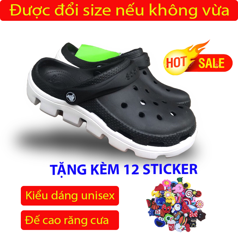 Dép Crocs Duet Clogs Sports, Dép Sục, Dép cross, dép croc Dép Sục Cá Sấu, Dép Sục Crocs, Dép Xục, Dép Siêu Nhẹ, Dep Suc Ca Sau, Dep Crocs, Dep Nam, Dep Nu, Dép Đi Mưa, Dép Thòi Trang, Dép Độc