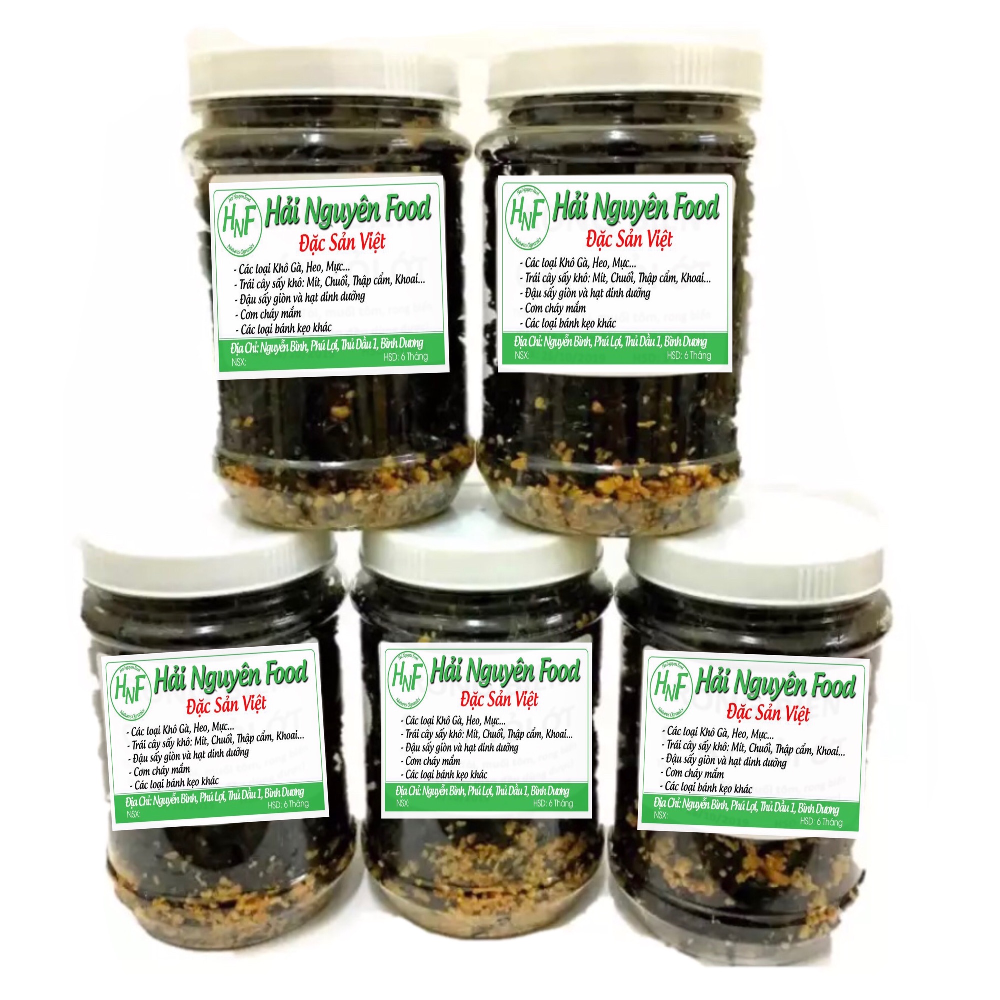 4 hủ rong biển cháy tỏi (80g/hủ)