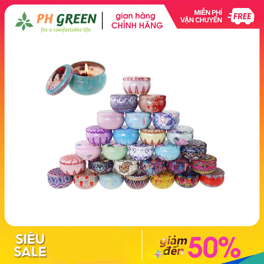 Set 1 Hộp 4 Cốc Nến Thơm Hoa Khô Cao Cấp 100% Sáp Ong Hoa Khô, Mùi Thơm Dịu Nhẹ Giúp Bạn Thư Giãn Giảm Stress Khi Sử Dụng