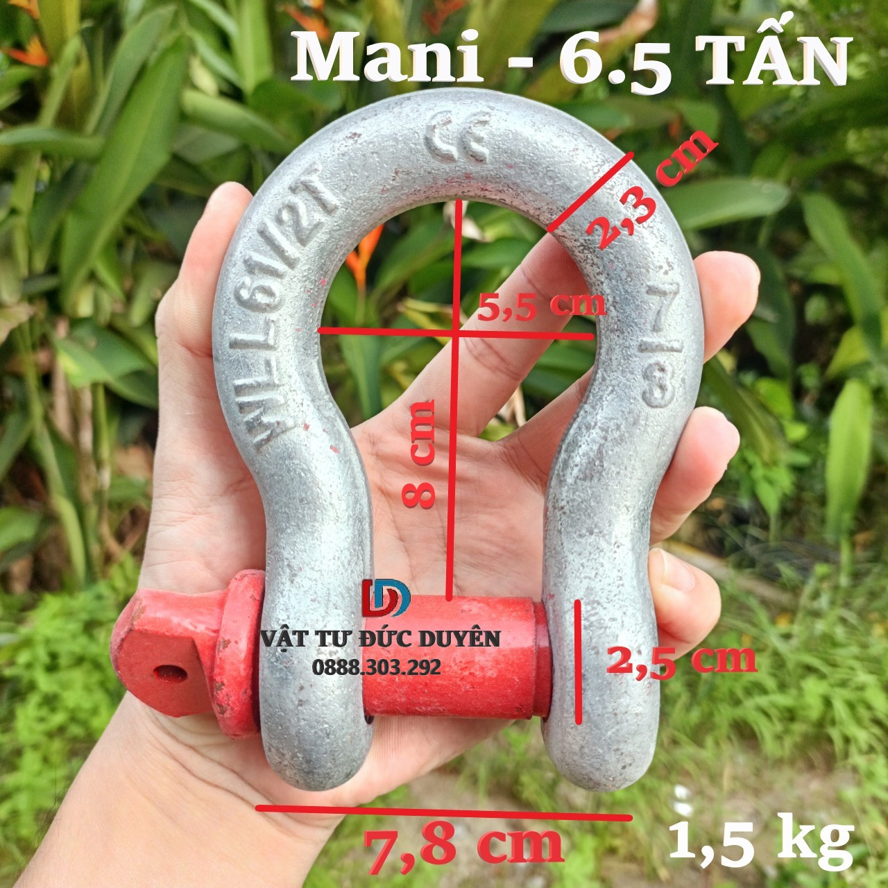 Ma ní U MEGA tải cao - Thép chịu lực [ 6.5 Tấn ]