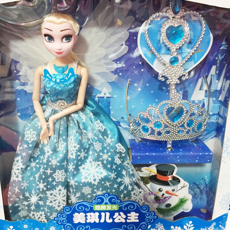 [HCM]Búp bê phát nhạc cho béBÚP BÊ CÔNG CHÚA ELSA PHÁT NHẠC  Búp bê Nữ hoàng băng giá Elsa có nhạc và phát sáng Búp bê Elsa cho bé có nhạc và đèn