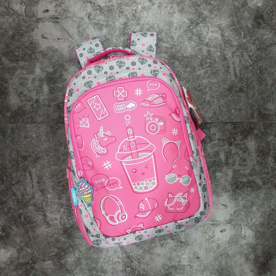 [HCM]Balo Học Sinh Clever Hippo Easy Go Cô Nàng Ngọt Ngào BC0102