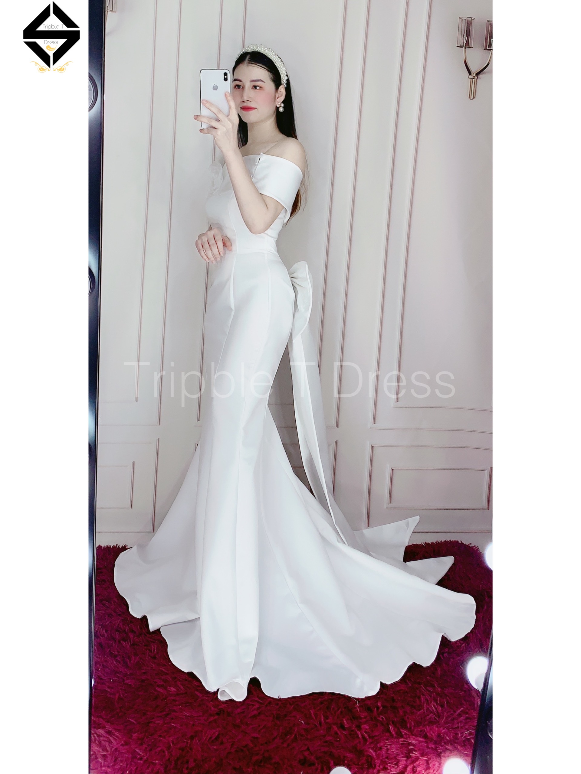 Đầm body đuôi cá dạ hội mặc cưới mặc được 5 kiểu trong 1sét váy TTTDRESS   size SML  MS163Y  Lazadavn