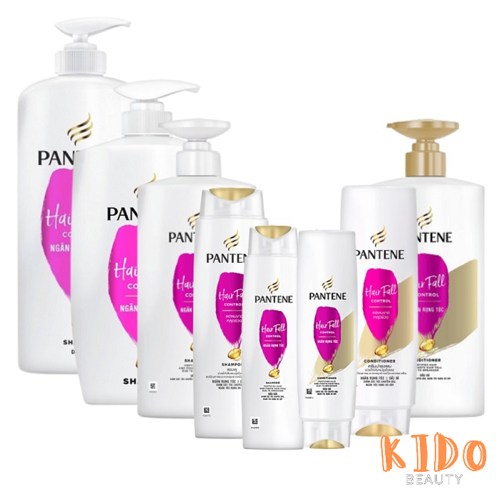 Dầu gội pantene hair fall control ngăn rụng tóc 300ml / 650ml / 900ml / 1200ml - dầu xả cho tóc rụng 300ml