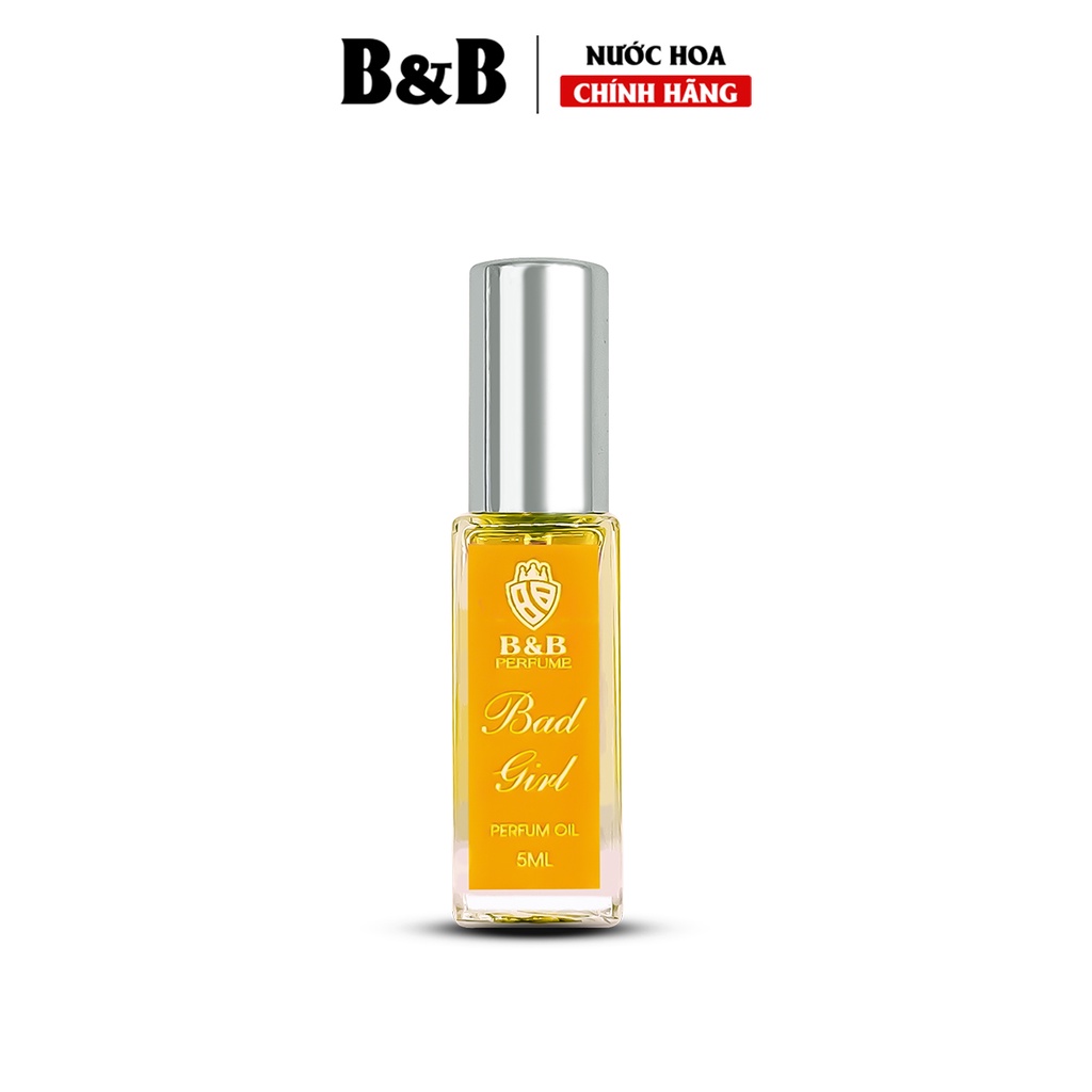 Tinh dầu nước hoa nữ B&B Test Bad Girl 5ml lưu hương cực lâu phong cách Pháp