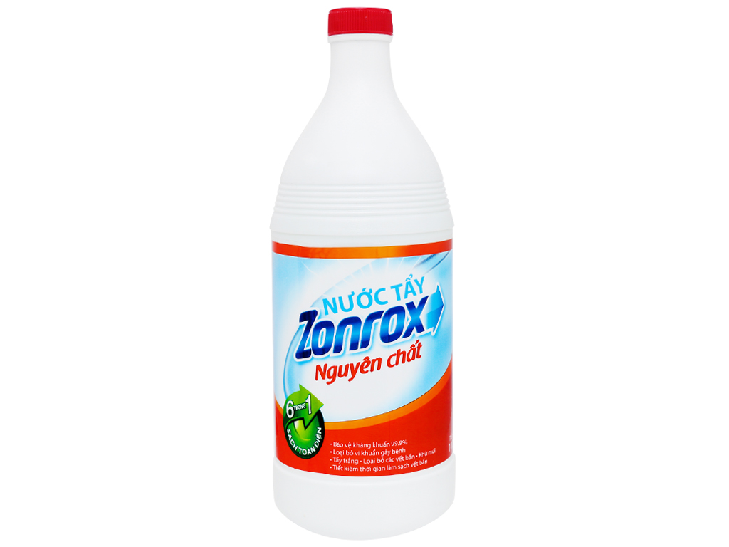 nước tẩy zonrox nguyên chất chai 1 lít 1