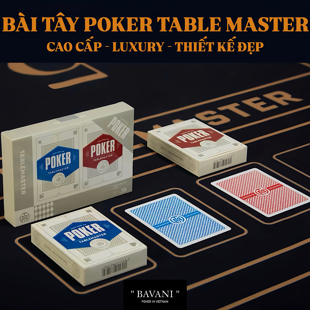 Bài Poker, Bài Tây 100% Nhựa PVC Cao Cấp , Tổng Hợp Các Mẫu Xu Hướng - Lá To , Số To , Chống Nước