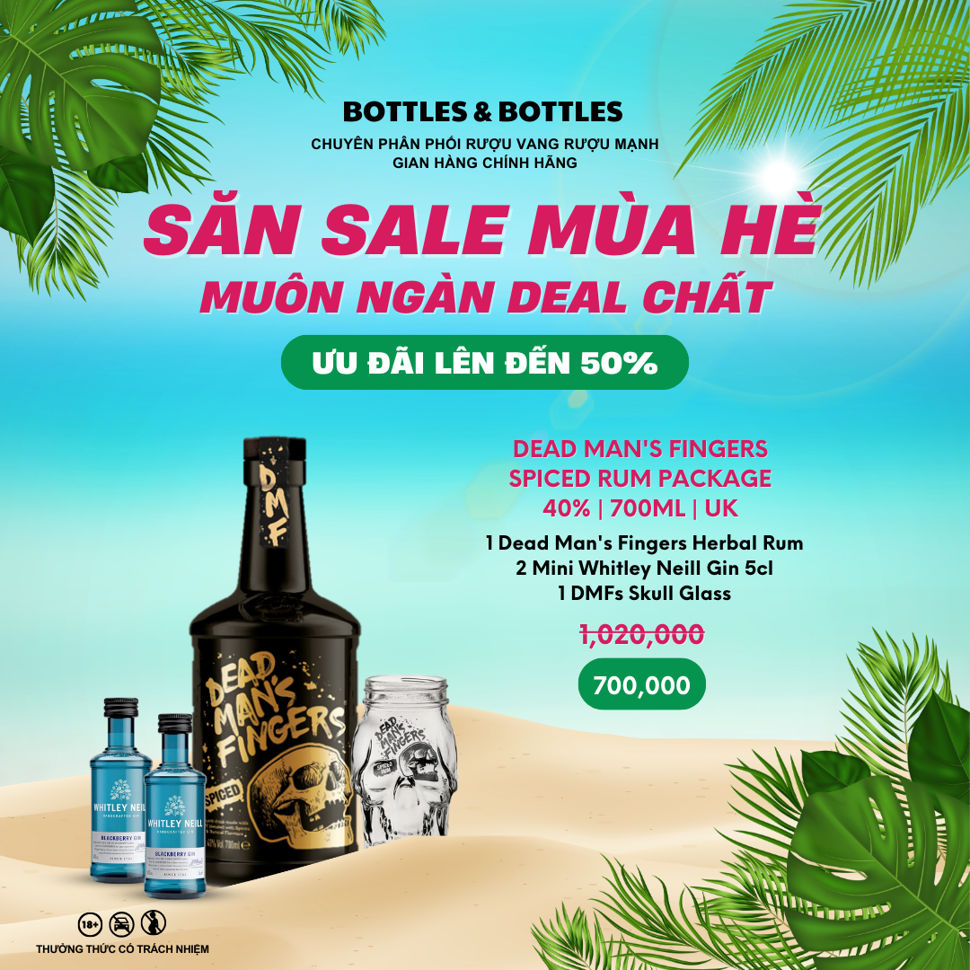 Rượu dead man's fingers spiced rum - 700ml -37.5%