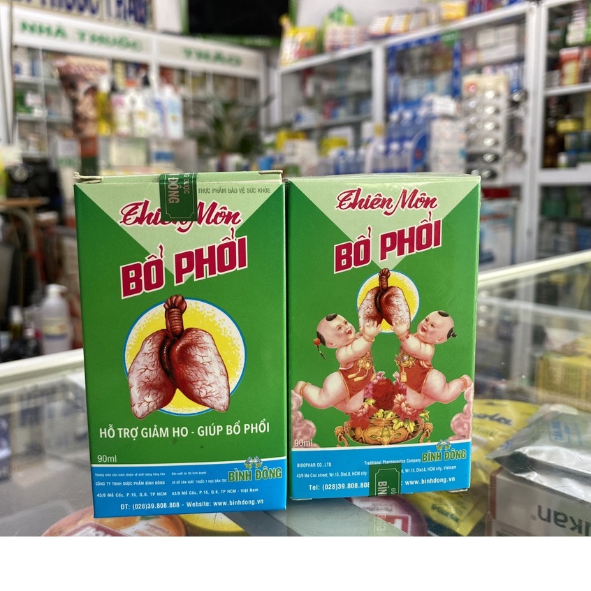 Trẻ em thiên môn bổ phổi trẻ em - chai 90ml thien mon bo phoi tre em