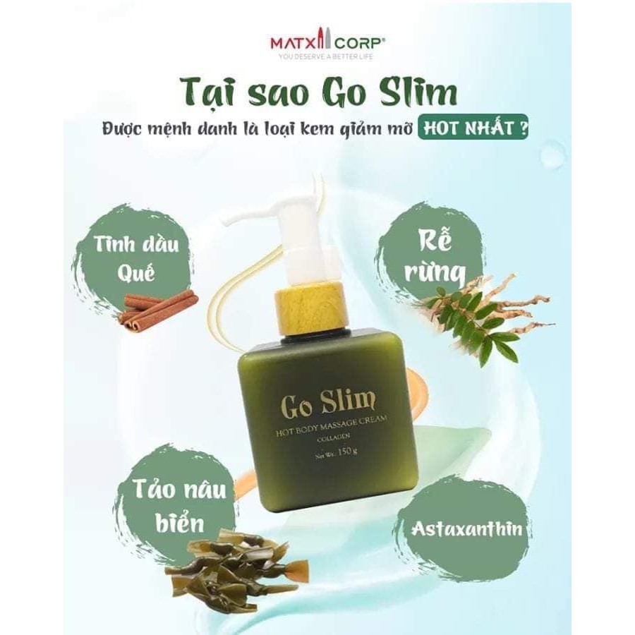 Combo Kem tan mỡ Goslim