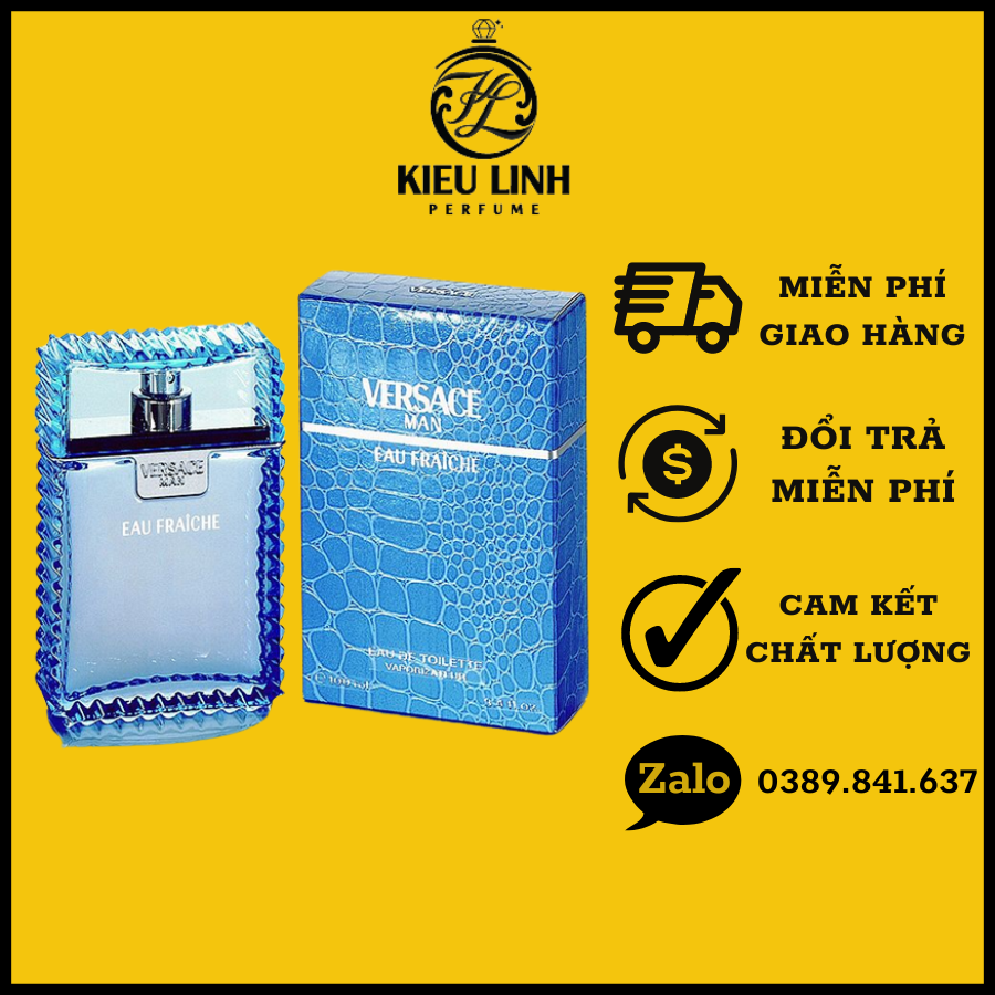 Nước hoa nam versace eau fraiche eau de toilette 100ml