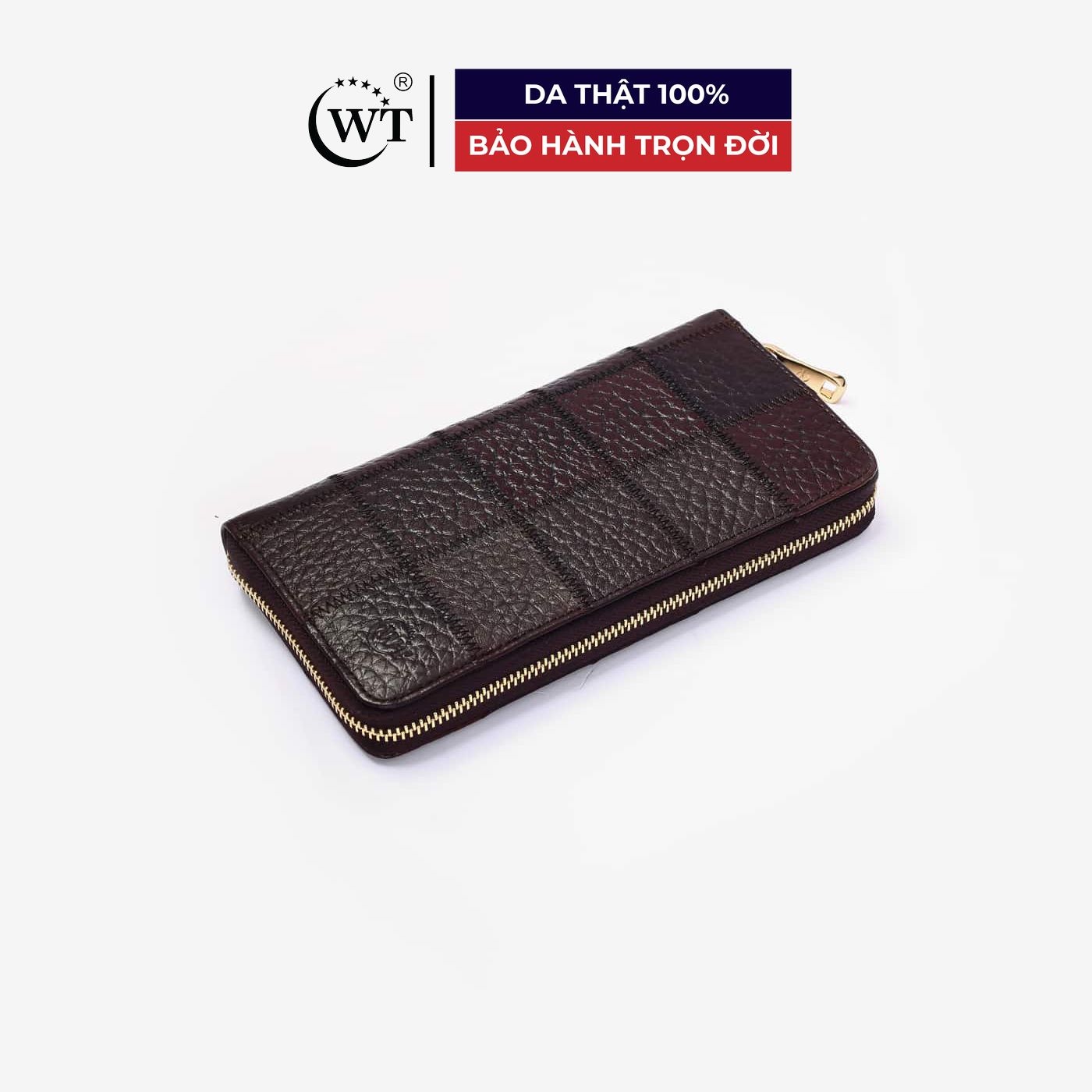 Ví Nữ WT Leather Da Bò Thật Cao Cấp. Màu Nâu, Màu Xanh Navy 0480, 0480.1, 0480.2 ,0480.7