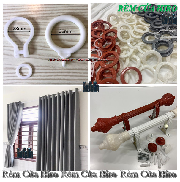 Phụ kiện may rèm-khoen may rèm-móc treo rèm