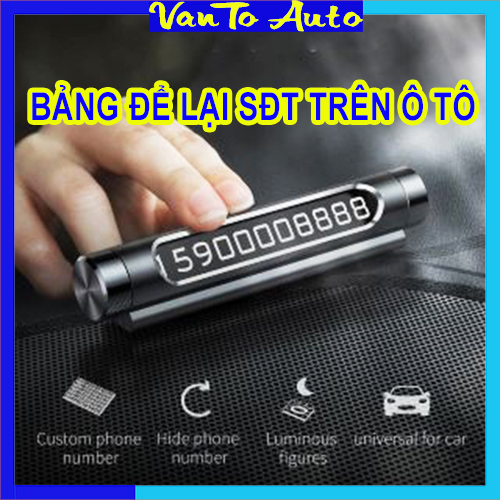 Bảng Ghi Số Điện Thoại Trên Ô Tô, Thẻ Ghi Số Điện Thoại Trên Ô Tô Khi Dừng Đỗ Cao Cấp, Tiện Dụng